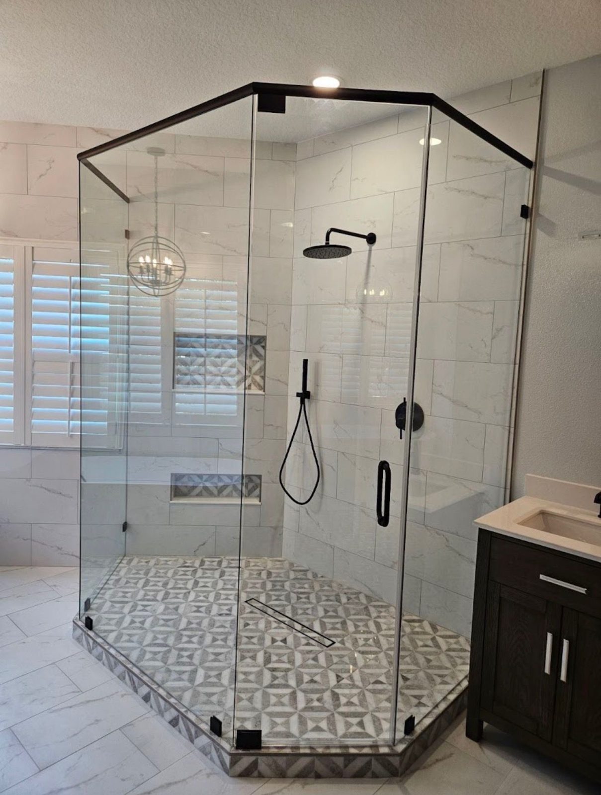Frameless Shower Enclosures installed by GLASSiFiED in Tampa, FL